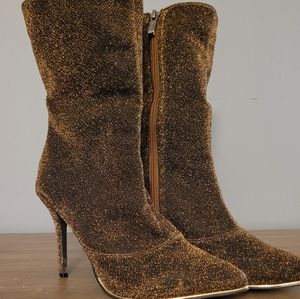 Nicole Miller New York Stillettos Mid Calf  Boots